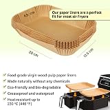 Mindful Memories Air Fryer Liners 120 pcs Non-Stick for Ninja Fryer view 2