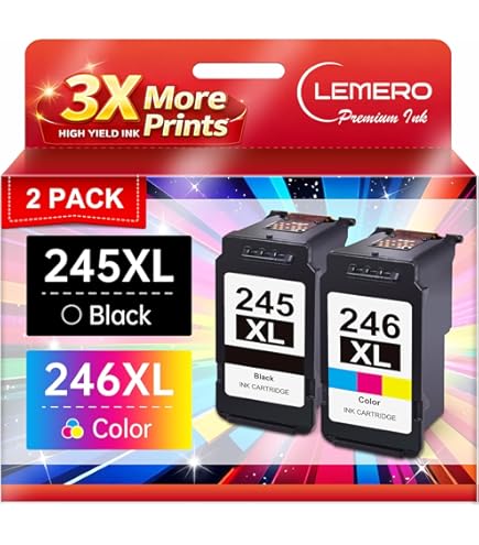 Amazon.com: OULADUN PG-245 Black Ink Cartridges Combo Pack