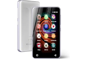 160GB MP3 Player with Bluetooth and WiFi, innioasis Music Player with Spotify,Pandora,Amazon Music,4" Touch Screen Android MP4 MP3 Player for Kids with Libby,Audible,Spotify Kids (Purple)