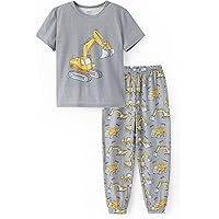 Disney Lady en de Vagebond-pyjama voor dames, wit-marineblauw