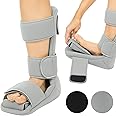 Vive Plantar Fasciitis Night Splint Plus Trigger Point Stretch Wedges - Soft Leg Brace Support, Orthopedic Sleeping Immobilizer Stretch Boot (Large: Men's: 8.5-11, Women's: 10-12)