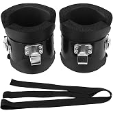 KooingTech 220.5lb Inversion Boots, Gravity Boots Hanging Upside Down | Anti Gravity Inversion Boots, Upside Down Shoes for Pressure Relief with 30mm Foam Padding and Locking Clips, 7.9x5.5in