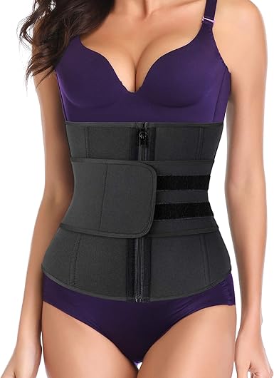 double compression waist trainer amazon