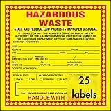 Accuform (California) Hazardous Waste Label