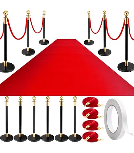 Decorative Safety Rope Black Hemp Rope Safety Barriers - 4.5ft Elegant ...