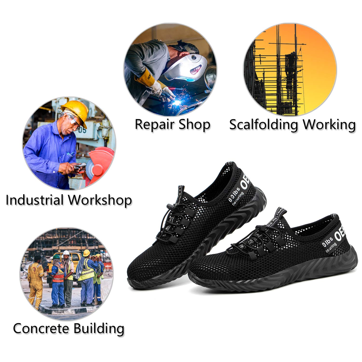lightweight comfortable steel toe shoes
