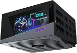 Gigabyte AORUS AP1200PM 1000W 80 PLUS Platinum Fully Modular ATX PSU LCD view 2