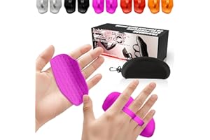 Harqa Anti‑Slip Workout Grips – Ergonomic Rubber Palm Protector for Weight Lifting, Deadlifts, Pull‑Ups, Crossfit – Two-Ring, No Sweaty Gym Grip Pads for Men & Women