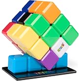Rubik's Cube Tetris Edition 3x3 Cube Shapeshifting Puzzle Game Brain Teaser | Shapeshifting Puzzle, Solve for 6 Classic Tetriminos, Includes I-Tetrimino Display Stand, Fidget Toy, Ages 8 &amp; Up