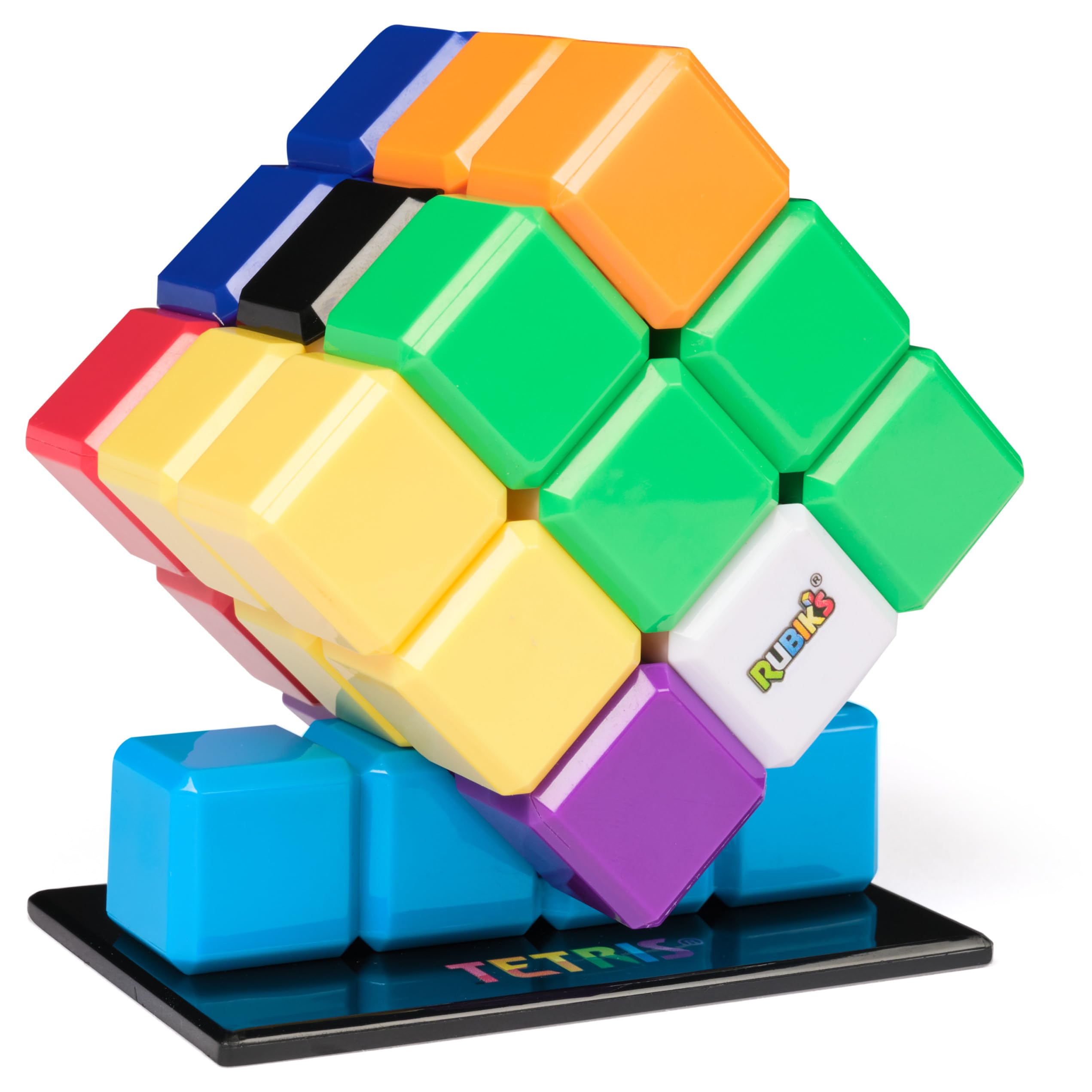 Rubik's Cube Tetris Edition 3x3 Cube Shapeshifting Puzzle Game Brain Teaser