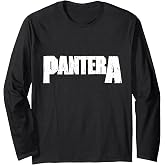 Official Pantera White Logo Long Sleeve T-Shirt