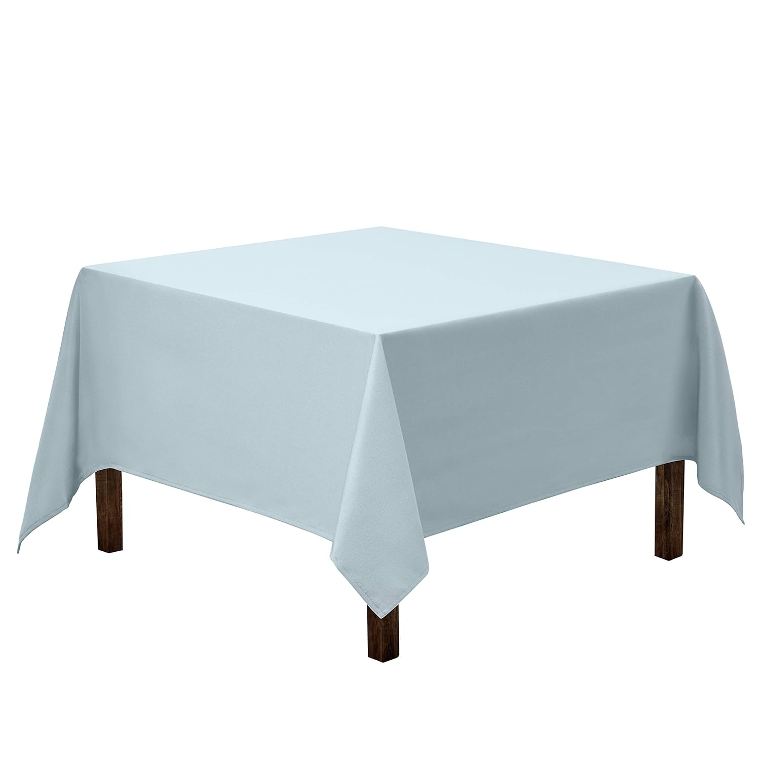 Best 60′ round table cloth slate blue