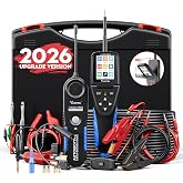 VDIAGTOOL V500 Pro Automotive Circuit Tester, Power Circuit Probe Tester Breaker Finder Tool, 9/30V Electrical Open Short Circuit Finder, Wire Tracer, Multimeter Oscilloscope Relay Injector Test