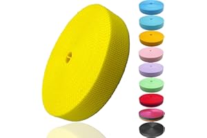 ADALT LION Nylon Webbing 1 Inch 1.5Inch Wide, Heavyweight Webbing Strap 12 Yard, Nylon Straps for Indoor or Outdoor DIY Gear Repair, Pet Collars, Crafts