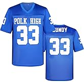 33 Football Jersey for Men Retro Stitched Mesh Sports Shirt, Classic White Game Day Top for Fans