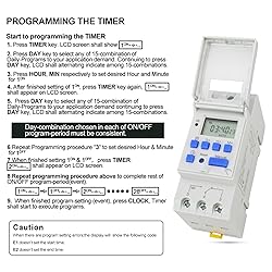 Baomain THC15A AC 110V Digital LCD Power
