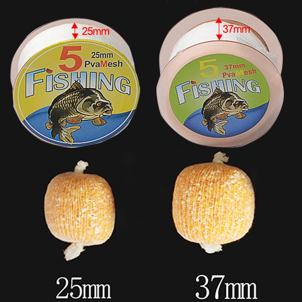 Carp Fishing Equipment, 10Pcs Bait Bags, 16ft PVA Mesh Carp Bait Holder