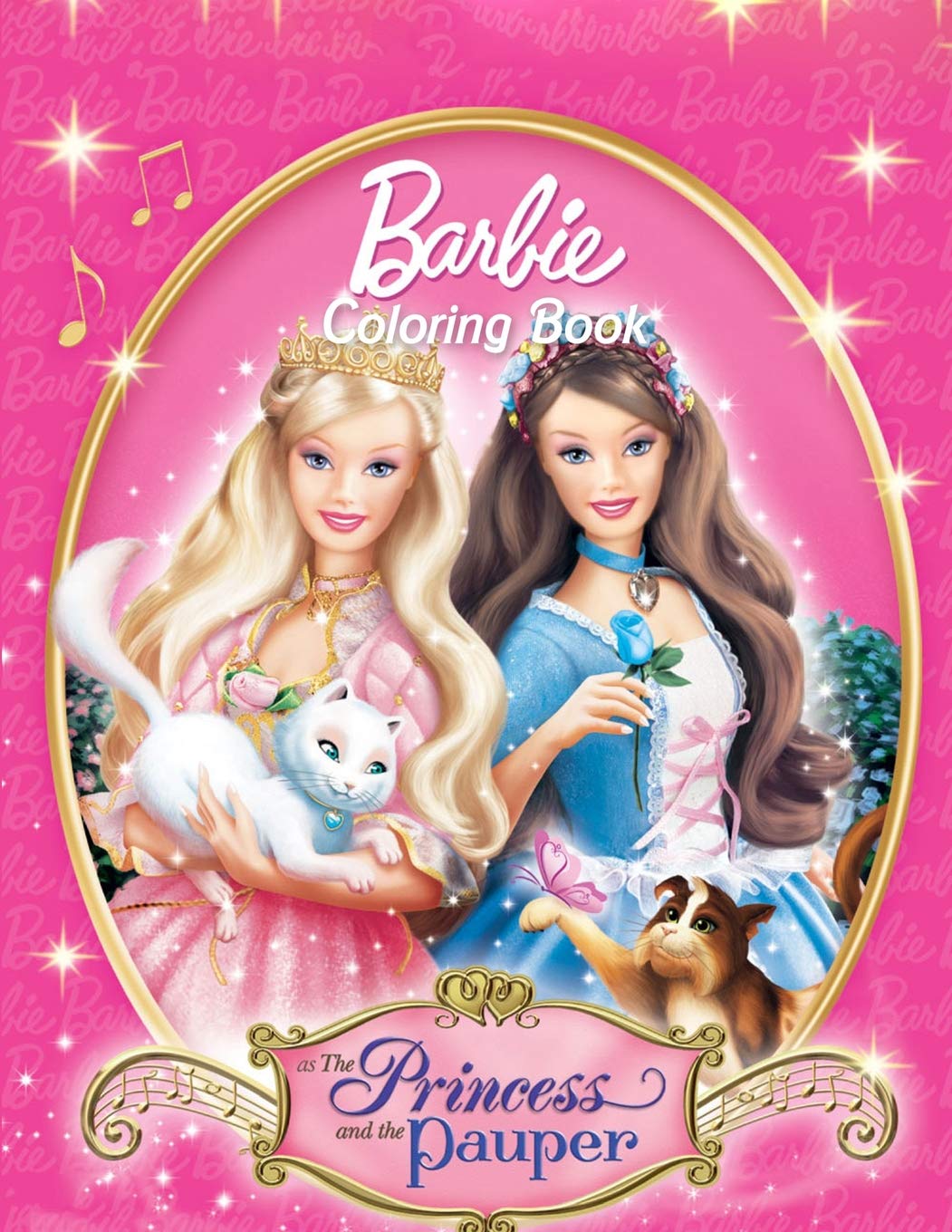 84 Coloring Book Barbie Princess HD