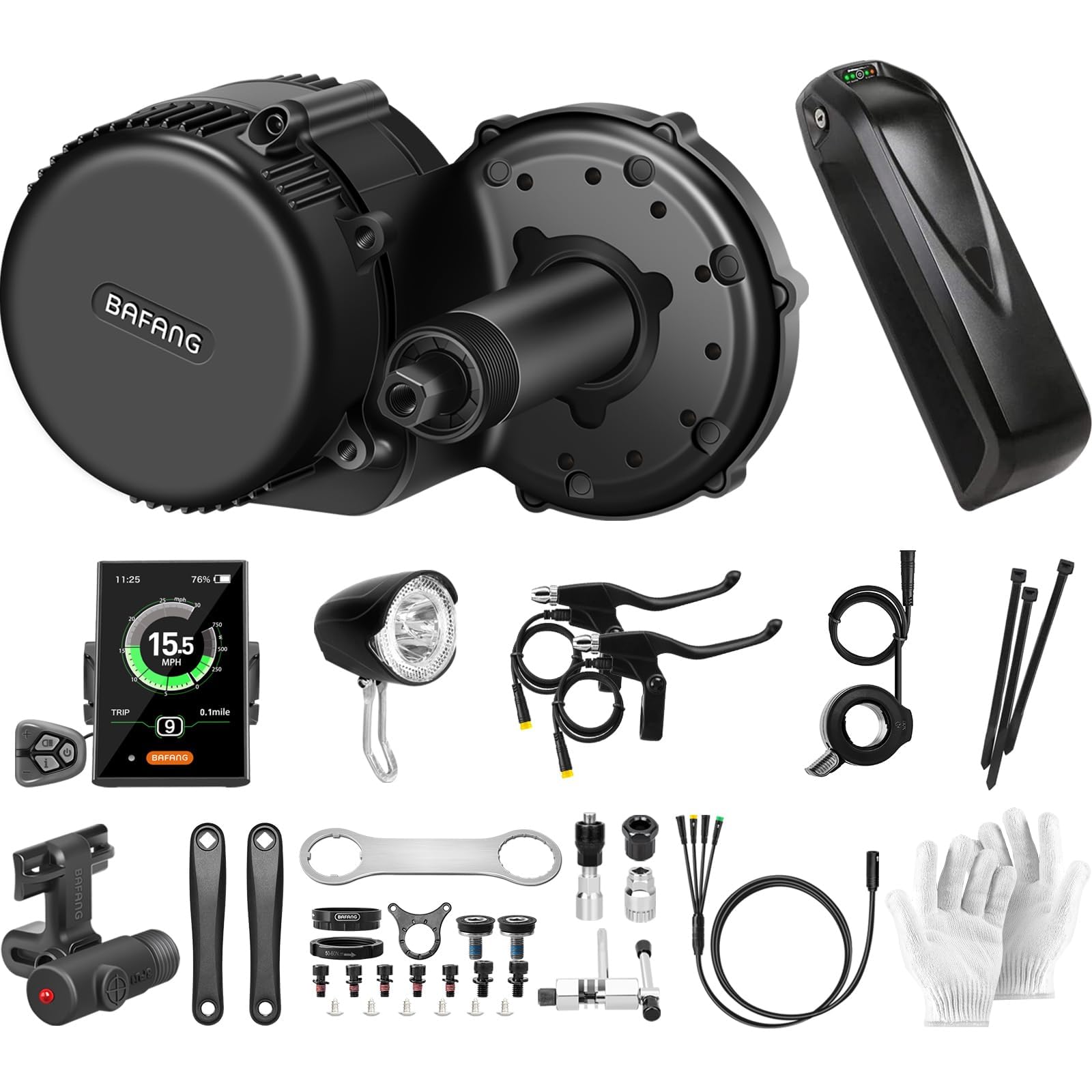 Bafang BBS01B Central Motor with Battery 500W 36V