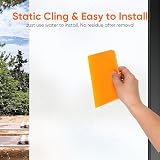 Funfox Privacy Window Film Frosting Matte White 44.5x200cm Static Cling view 4