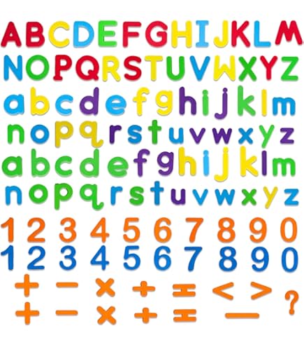 WonderFoam Letters & Numbers Tub - 1,500 Piece Educational Set For Kids Learning