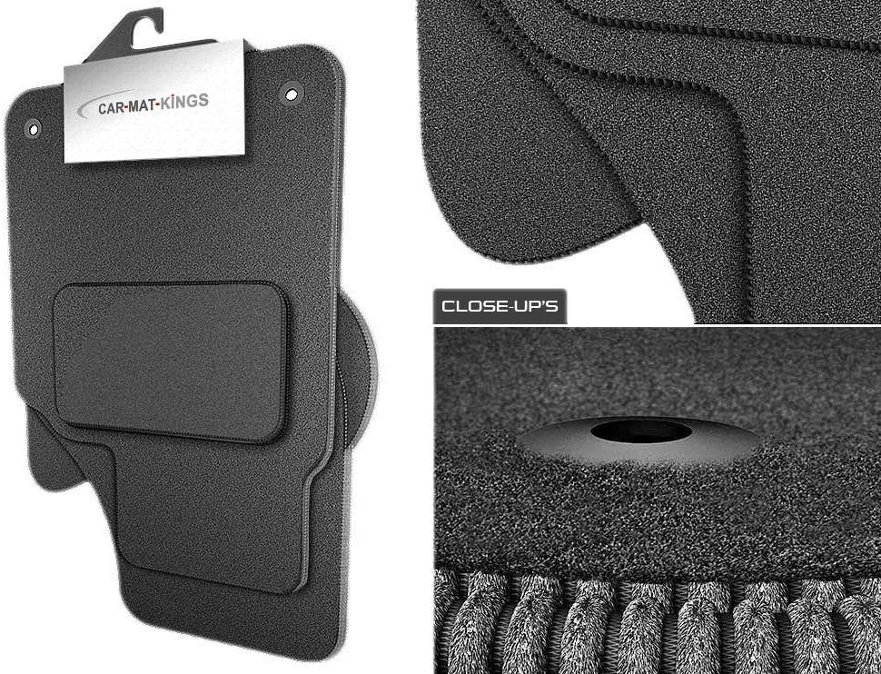 (X285:CT65) 3 Piece Peugeot (2009-2018) 3008 Vehicle Specific Car Mat Set Grey Carpet and Trim