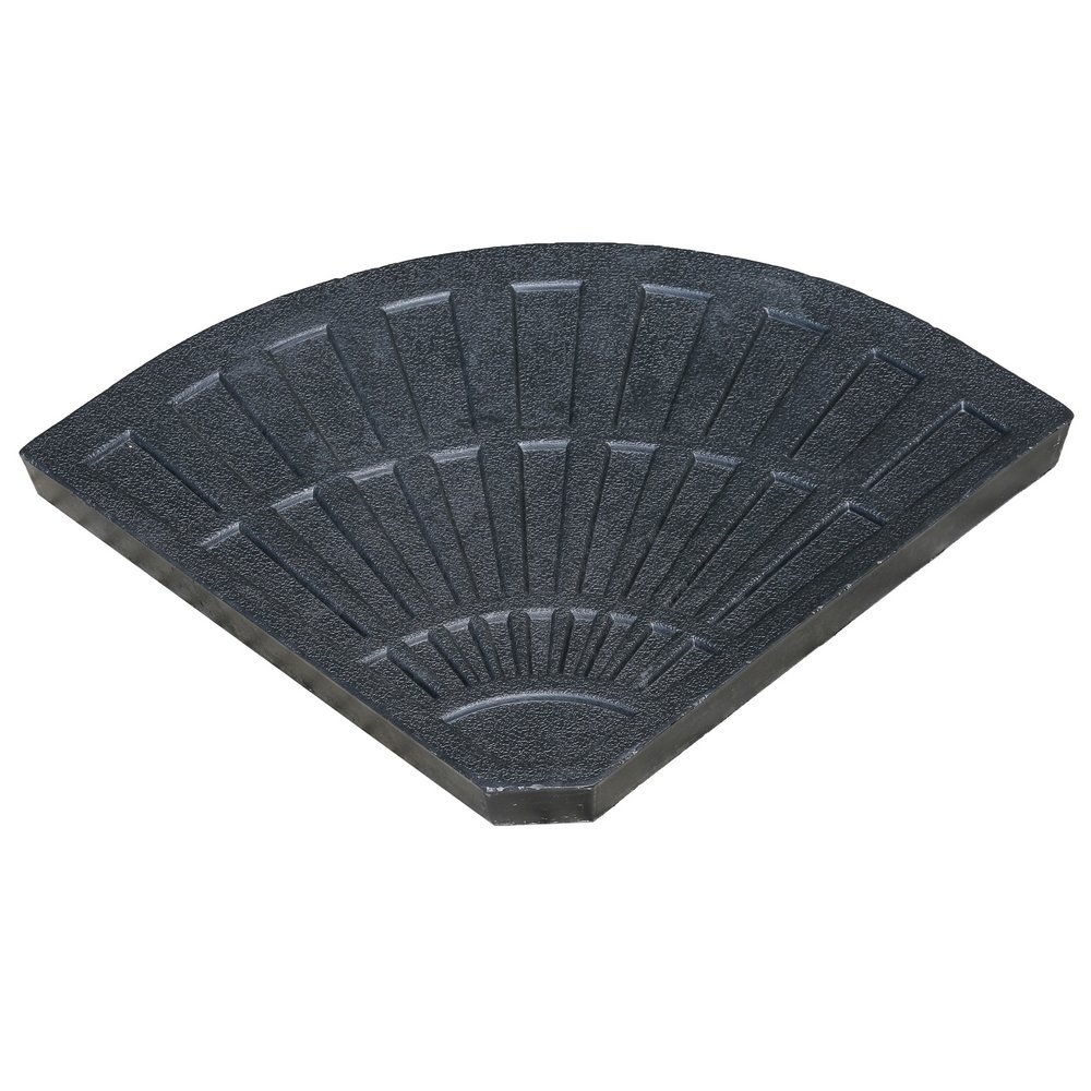 Ldk Garden 82843 Parasol Base for Garden, 67 x 64 x 4.5 cm, Grey