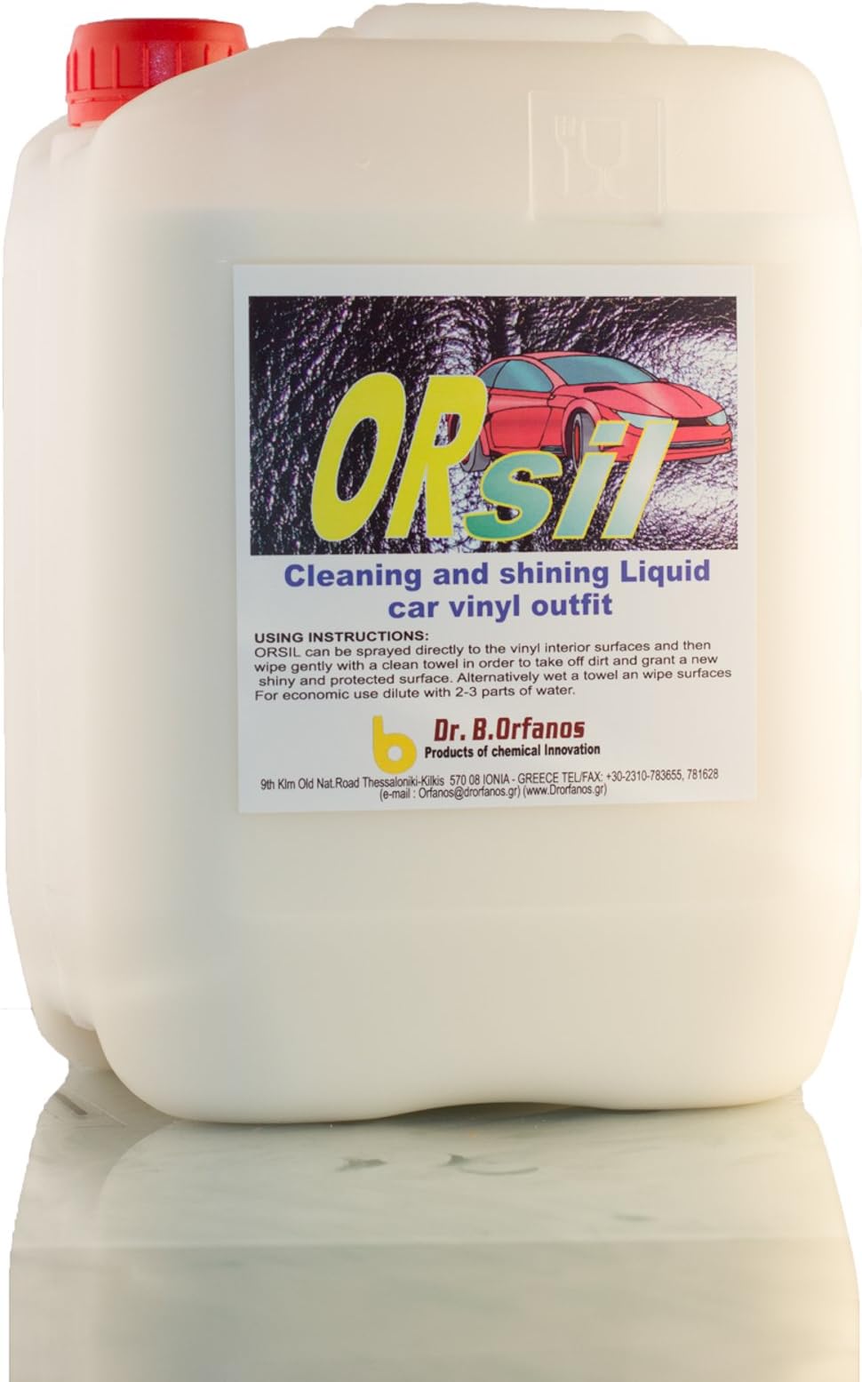 Dr Orfanos Orsil Car Interior Cleaner, Shiner and Air Freshener 3in1 (5 litres)