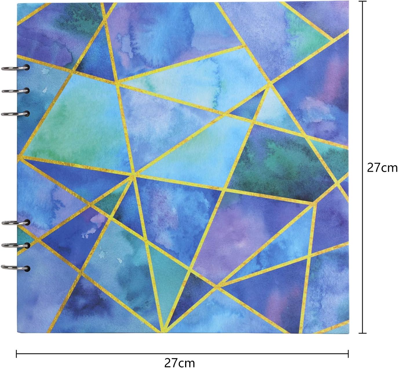画用紙 正方形 スケッチブック リング スケッチ紙 パステル画用紙 デッサン用画用紙 素描 図工 絵画 イラスト 塗り絵 美術用品 両面描き 厚紙 上質 無地 バインダー ホワイト 可愛い 子供 学生 大人 しおり付き 水色 画用紙 文房具 オフィス用品 Amazon