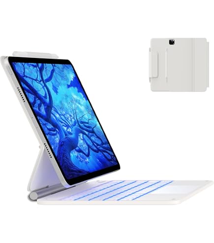 HOU Folio Tastatur Für IPad Pro 11 & Air 11 – Ultradünn, Magnetisch, QWERTZ, Schwarz, Mit Schutzhülle