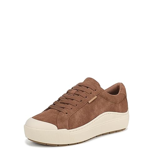 Dr. Scholl's Women's Time Off Sneaker Dark Honey Brown 6 M