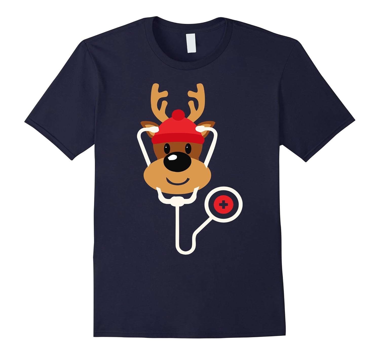 Cute Reindeer Nursing T-Shirt For Christmas - Nurse Christma-ANZ