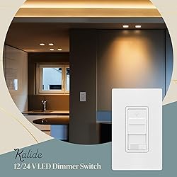 TOPGREENER Kalide Dimmer Light Switch, Pair with