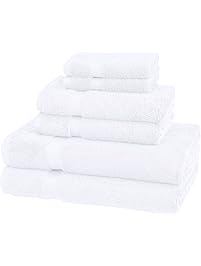 Pinzon Organic Cotton Towels 6 Piece Set, White