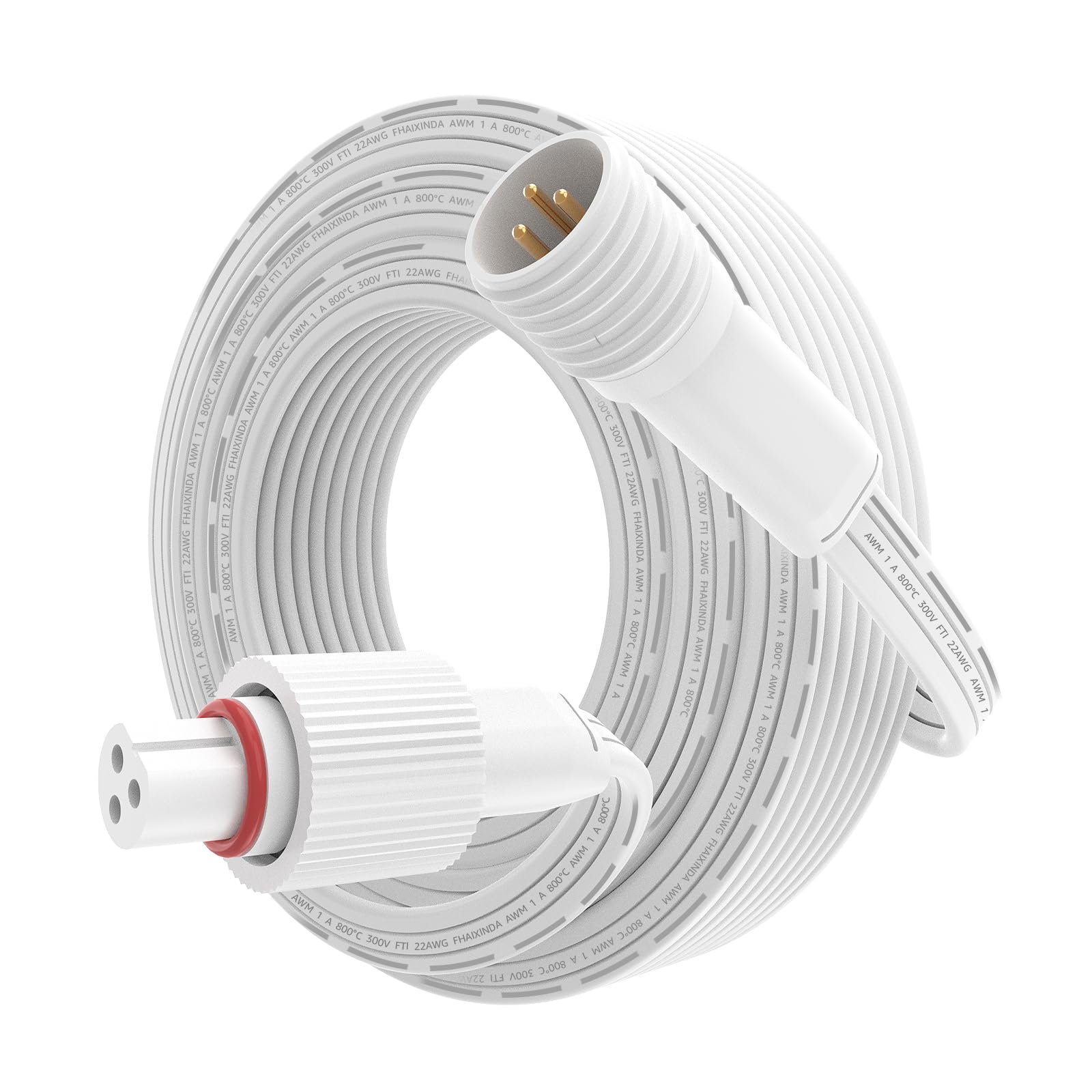 Photo 1 of Extension Cable for Govee Outdoor Lights, IP68 Waterproof Extension Cord, Compatible with Govee H705A H705B H705C H706A H706B H706C and Other Permanent Outdoor Lighting Systems (16FT)