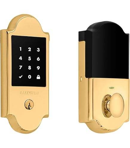 Baldwin 8225.ZW Touchscreen Minneapolis Z-Wave Deadbolt - Vintage