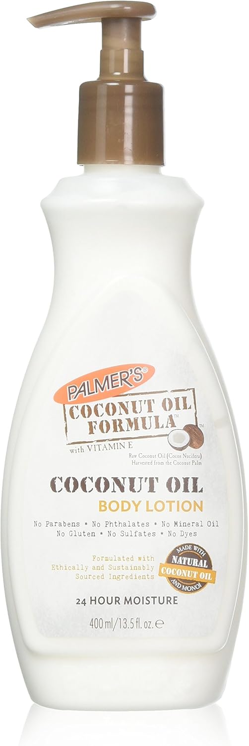Palmers Coconut Oil Body Lotion 13.5oz Pump (3 Pack), 400 ml (Pack of 3)