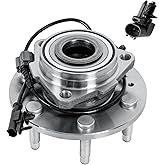 EVERESTWAY 515096 4WD Front Wheel Hub Bearing Assembly w/ABS Compatible with Chevrolet Chevy Silverado Suburban Avalanche Tahoe Cadillac Escalade 1 PC