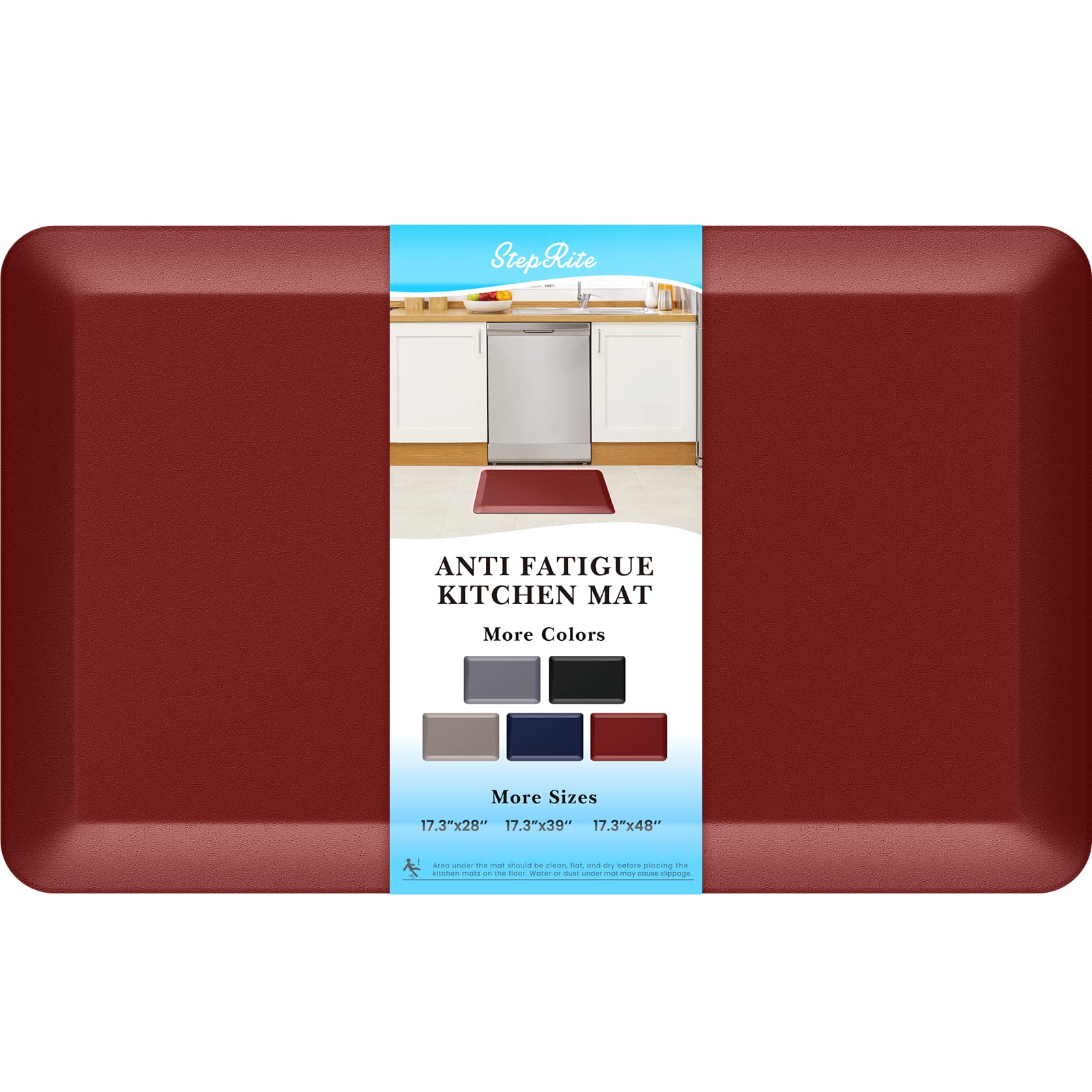 Steprite Kitchen Mat Mua StepRite 4/5 Inch Thick Kitchen Mat Anti Fatigue Mat Kitchen Rugs ...