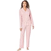 Karen Neuburger womens Long-sleeve Floral Girlfriend Pajama Set Pj