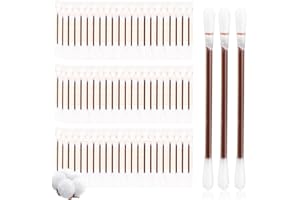 CEONAM 50 Pcs Cotton Iodine Swabs Individually Wrapped - Disposable Iodophor Swabsticks Medical Sanitary First Aid Kit Emergency Care Safety for Adult Kids