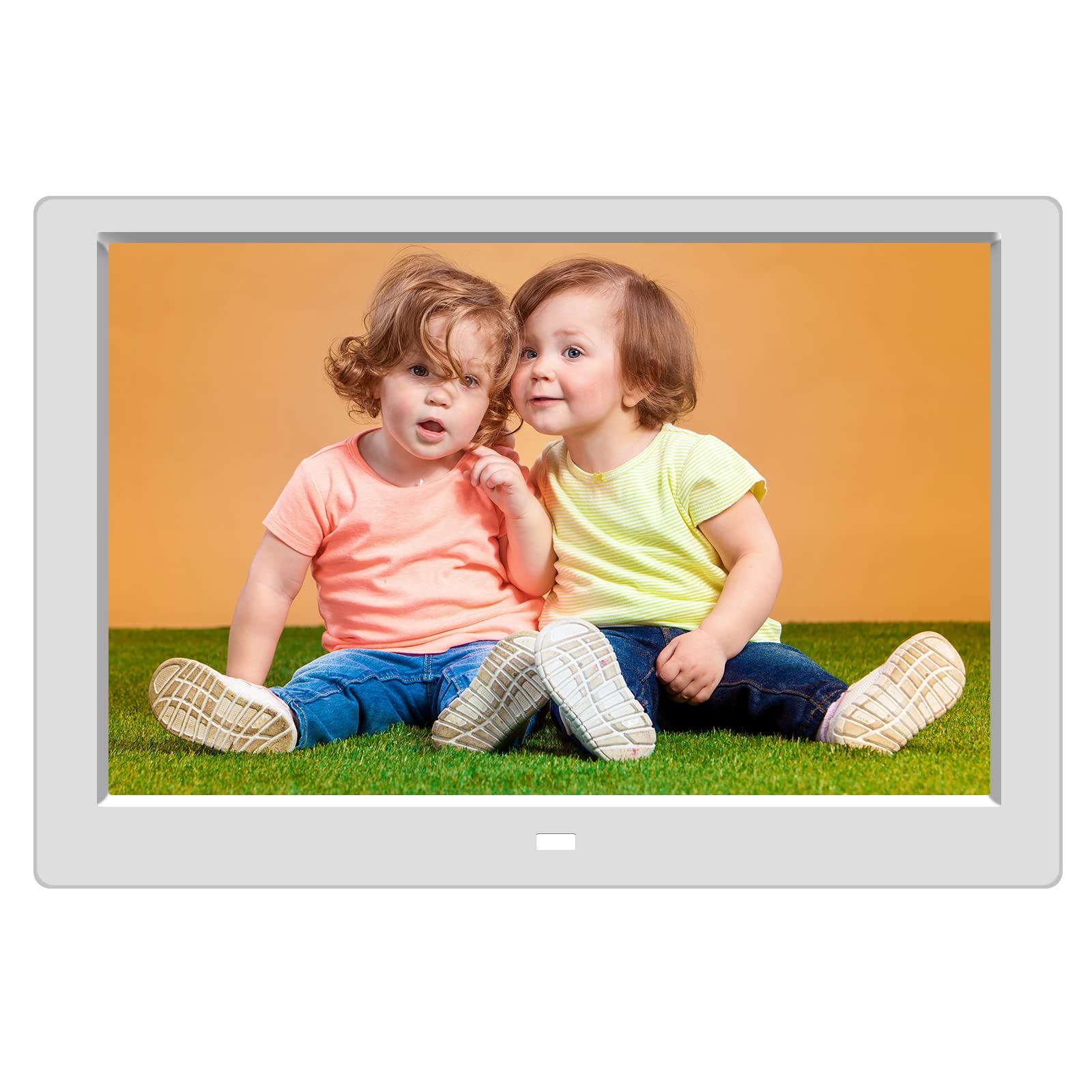 Photo 1 of 10.1 inch Digital Photo Frame with Remote Control, Electronic Picture Frame Large Display, Share Moments via SD Card and Mini USB, Wall Mountable, 1080P HD Resolution, Built-in Clock & Calendar