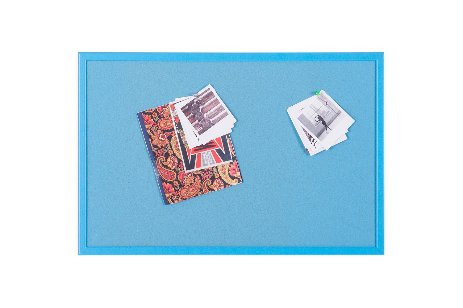Bi-Office - School Bulletin Board in Cork - 60 x 40 cm 60x40 Blue