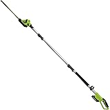 Earthwise LPHT12022 Volt 20-Inch Cordless Pole Hedge Trimmer, 20 inch, 2.0AH Battery & Fast Charger Included