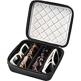 ProCase Hard Shell Travel Sunglasses Organizer, Portable Multiple Glasses Case for Travelling