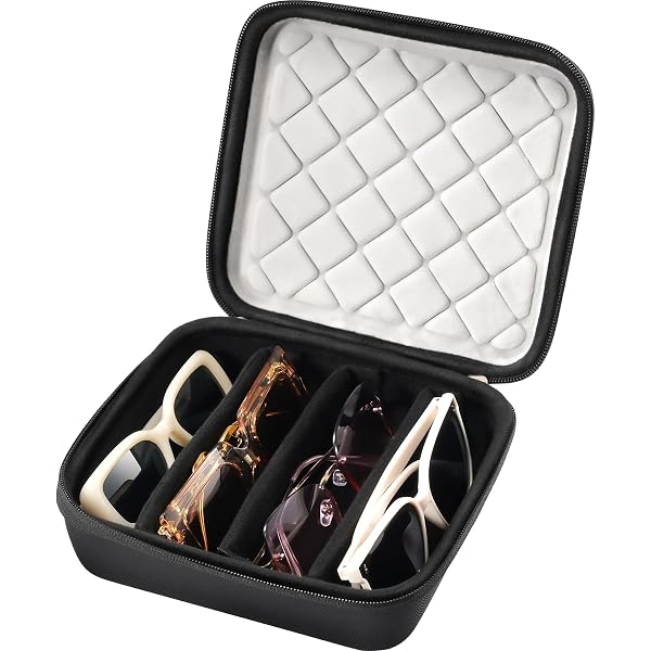 Étui Rigide Fintie Pour 8 Paires De Lunettes - Voyage, Rangement Organisé, Coque EVA