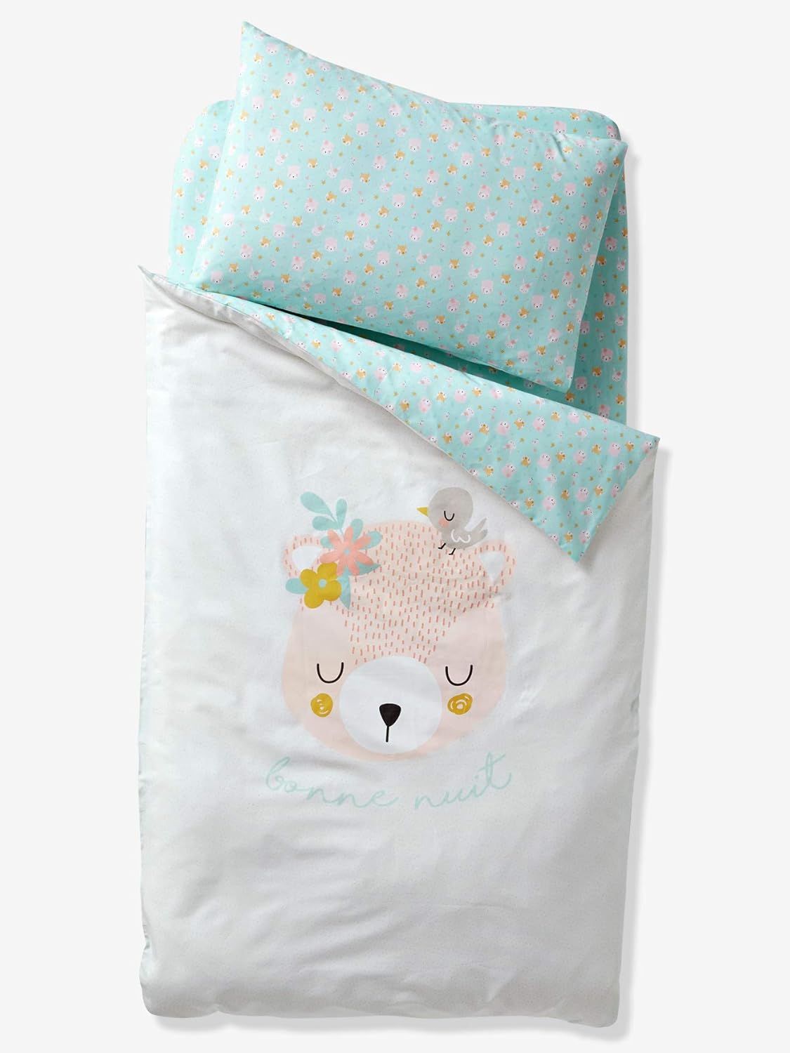 Vertbaudet Housse De Couette Bebe Lamour Est Dans La Foret Ivoire 80x1 Housses De Couette Vertbaudet Housse De Couette Bebe Lamour Est Dans La Foret Ivoire 80x1 Housses De Couette