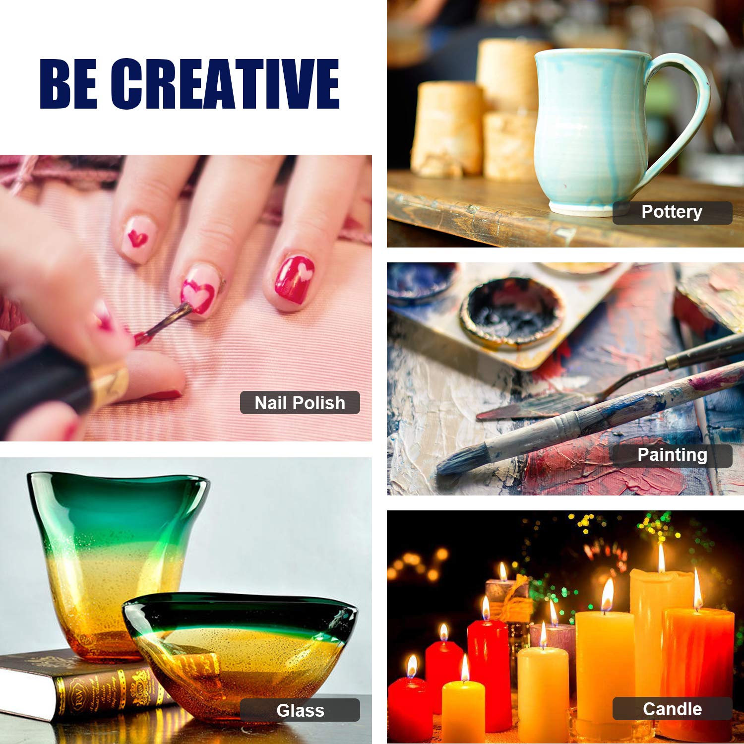 Mica Powder Epoxy Resin Dye - 29 Powdered Color Pigments + 1 Glitter (150G/5.3OZ) - for Soap Slime Bath Bombs Makeup Colorant