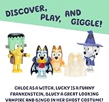 Bluey Halloween Figures Pack of 4 – Articulated Small Toys Bingo Chloe Lucky view 3