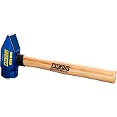 Estwing 4 lb Blacksmith Hammer with 14-Inch Hickory Wood Handle, Fully Forged Induction Hardened Head, Cross Peen End for Driving Small Nails and Working in Hard-to-Reach Places, Model #62314
